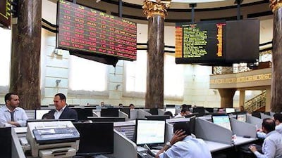The EGX 30 index fell by 1 per cent to 5,318.85 points. Mohamed Messara / EPA