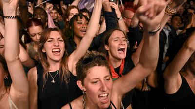 Thousands of people gather at a rally for the left-leaning New Popular Front alliance at Place de la Republique in Paris on July 1. EPA