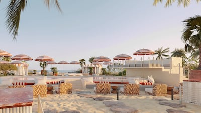 Chou Chou is the only private beach club along the J1 Beach strip. Photo: Chouchou