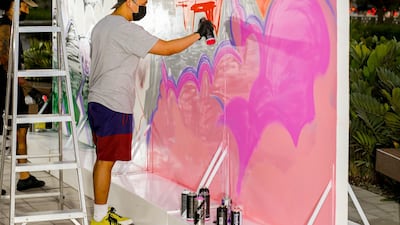 Street art and fashion were on offer at Breakout DXB festival. Courtesy Hyku D Photography