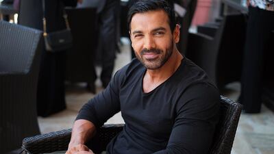 Bollywood actor John Abraham spoke to the press during a Dishoom press event on Wednesday, March 2, 2016, at the Yacht Club, Intercontinental Hotel in Abu Dhabi. ( DELORES JOHNSON / The National ) ID: 53740 Reporter: Jessica Hill Section: AL