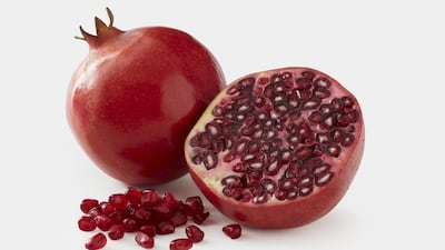 The pomegranate: a good source of vitamins A, C and E. Getty Images