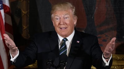 Some Emiratis are turning down the chance to visit or study in the US as president Donald Trump’s travel bans appear to single out Muslims. Evan Vucci / AP Photo