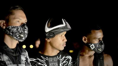 Looks from the Marcelo Burlon show. Vanni Bassetti / Pitti Immagine