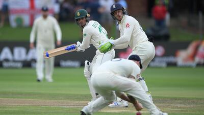 Quinton de Kock is dropped by Ben Stokes. Getty