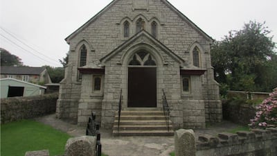 The Methodist chapel in Godolphin Cross village, West Cornwall. Courtesy Godolphin Cross Community Association