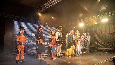 The children who competed in the Kids Cosplay competition were all winners and received swag bags.