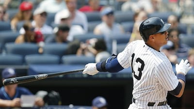 Alex Rodriguez has been a hit for the New York Yankees on the field but continues to be a controversial figure off it. Kathy Willens / AP Photo
