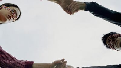 The characters in Bird Box blindfold themselves to stay alive. Catherine Allyn / Getty Images