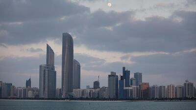 The Abu Dhabi skyline as seen from the Breakwater Corniche. Silvia Razgova / The National