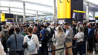 Passengers at Heathrow were forced to queue for security for hours throughout the summer. Reuters