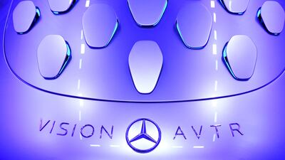 The Mercedes-Benz Vision AVTR 'embodies the vision of designers, engineers, and trend researchers for mobility in the distant future'. AFP