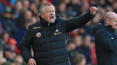 Sheffield United manager Chris Wilder says that everyone at the club wants to 'get back to work'. AFP