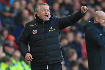 Sheffield United manager Chris Wilder says that everyone at the club wants to 'get back to work'. AFP