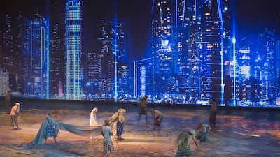 The opening performance of The Story of a Fort, Legacy of a Nation by Franco Dragone. Ryan Carter / Crown Prince Court - Abu Dhabi