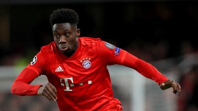 9. Alphonso Davies has only recently broken into the Bayern Munich first team, and is now valued at £119.06m. PA