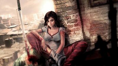 Bloody Nasreen is a 27-year-old girl-next-door from Pakistan who dispatches villains with sword and gun while tackling corruption and human trafficking. Courtesy Shahan Zaidi