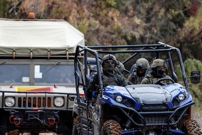 Troops returning to Israel on Wednesday, after a ceasefire between Hezbollah and Israel took effect. AFP