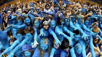 Duke University are known for their strong and colourful support, who are known as the Cameron Crazies.