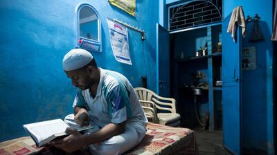 Kamaal studies the Quran after the first morning prayers at his home. ‘Fasting is good for body and soul. It cleanses the body and because of the fasting you have less energy to be distracted by other worldly temptations and the self denial reduces pride so you can empathise with those who always have little to eat and you feel like doing charitable works.’