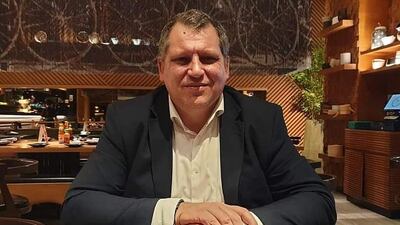 Robert Pether, 46, has been detained in Baghdad since 2021. Photos: Supplied by Desree Pether