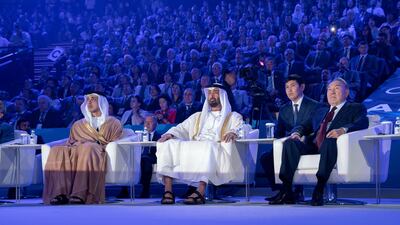 Sheikh Mohammed was accompanied by Sheikh Mansour bin Zayed Al Nahyan, Deputy Prime Minister and Minister of Presidential Affairs.