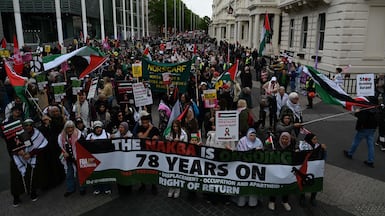 Keir Starmer's landmark recognition of Palestine last year appeased the growing pro-Palestinian movement in the UK, who say Israel is still able to act with impunity. AFP