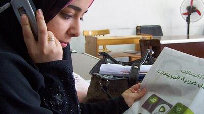 The National Telecommunications Regulatory Authority said that it had awarded a 15-year 4G licence to Etisalat Misr for $535.5 million. Khaled Kandel / AFP