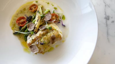 What a Catch, a sea bass dish