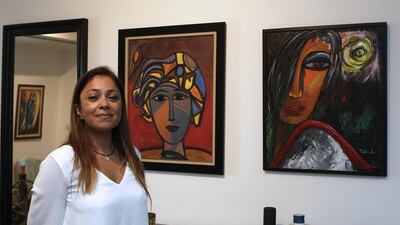 Zarmineh Rab is one of the four e-ployees in the Gulf at Upthere, Everywhere – a global cloud-based agency. Jeffrey Biteng / The National