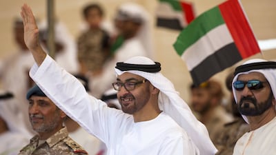 Sheikh Mohamed bin Zayed, Crown Prince of Abu Dhabi and Deputy Supreme Commander of the Armed Forces, said the UAE was on a path of progress. Photo: Crown Prince Court Abu Dhabi