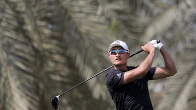 Li Haotong has enjoyed an excellent outing at the Omega Dubai Desert Classic this year. Mahmoud Khaled / EPA