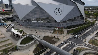 The Mercedes Benz Stadium ahead of the 2026 World Cup in Atlanta, Georgia. AFP