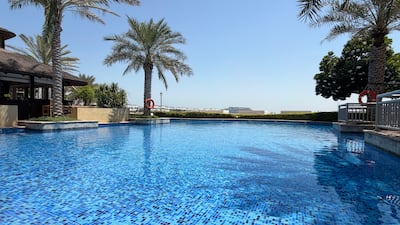 The swimming pool near where Dr Katherine Iscoe lives.