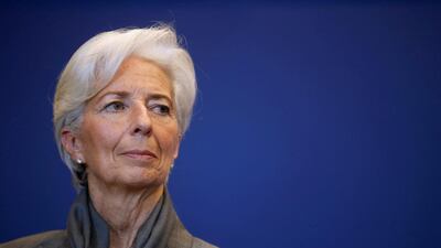 File photo of IMF managing director Christine Lagarde who was on December 19, 2016 found guilty of negligence in a case involving a €403-million (Dh1.55bn) arbitration deal given to tycoon Bernard Tapie in 2008. Jacky Naegelen/Reuters