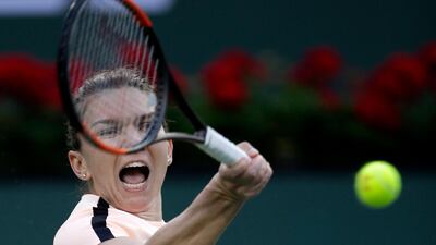 Simona Halep spoke about her fighting spirit after winning late on Sunday. Paul Buck / EPA