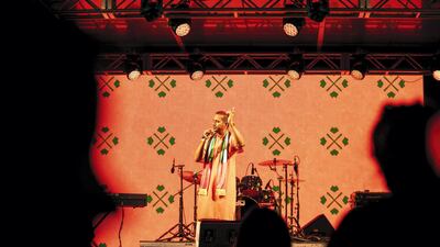 Baljit Kumar, a singer from India, also performed on the night. Courtesy Nikith Nath