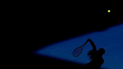 Serena Williams serves during her Australian Open semi-final win over Mirjana Lucic-Baroni of Croatia. Scott Barbour / Getty Images