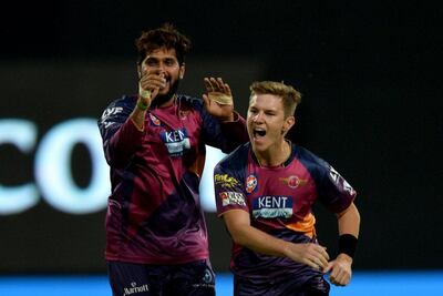 Australia captain Steve Smith will call on the IPL experience of Adam Zampa, right. Manjunath Kiran / AFP