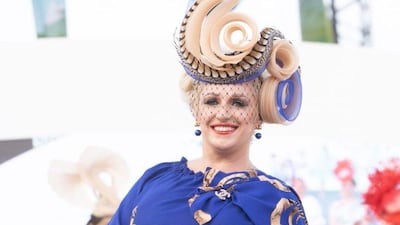 Style Stakes Best Hat winner, Conna Tution, at the Dubai World Cup on March 30, 2019. Twitter / Meydan Style