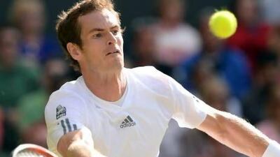 Andy Murray had mostly happy returns to beat Mikhail Youzhny, surviving a scare in the second set.