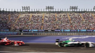 All the major car manufacturers are slowly getting involved in Formula E with Nissan joining the circuit for the next series, which starts in December. EPA/SASHENKA GUTIERREZ