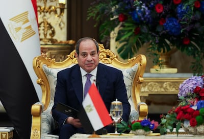 Egyptian President Abdel Fattah El Sisi is the supreme commander of the armed forces. EPA