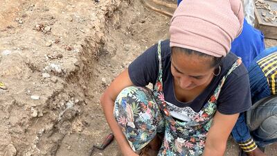 Teams uncover skeletons in Stone Town dating to the Portuguese era. Photo: Tim Power