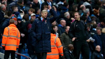 Arsenal's Premier League lead over second-place Chelsea was narrowed to two points on Saturday. Clive Brunskill / Getty Images