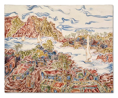 Untitled (1987) by Egyptian artist Inji Efflatoun. Photo: Christie's Images