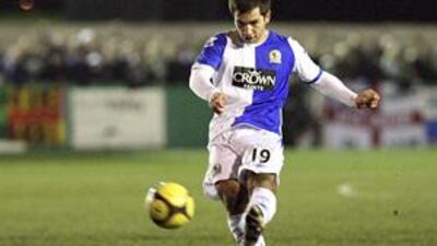 Villanueva struggled to break into Blackburn's first team, making just eight league starts.