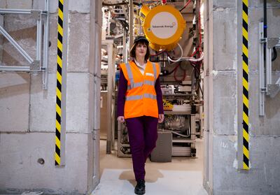 Chancellor of the Exchequer Rachel Reeves during a visit to Tokamak Energy, near Oxford. Ben Birchall/PA Wire