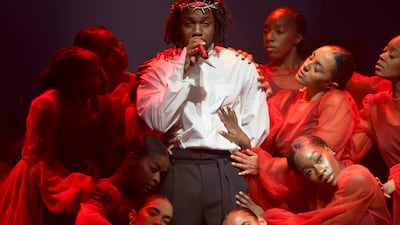 Kendrick Lamar is nominated for eight awards. AP Photo