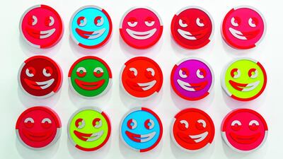 Artwork from Robert Hammond's exhibition Happy Lucky. Courtesy Art Sawa